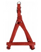 Zolux Szelki regulowane Mac Leather 15mm Czerwone [522055RO]