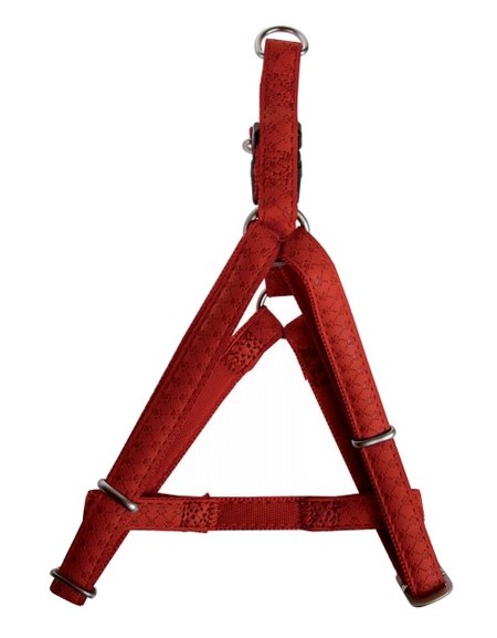 Zolux Szelki regulowane Mac Leather 10mm Czerwone [522050RO]
