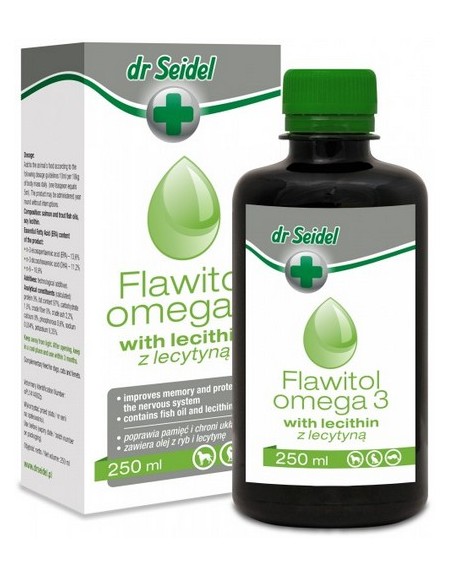 Dr Seidel Flawitol Omega 3 z lecytyną 250ml
