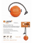LIKER CORD - Dog toy - piłka dla psa na sznurku