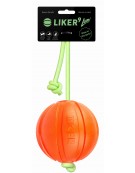 LIKER LUMI - Dog toy - piłka dla psa na świecącym sznurze 