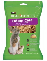 Vetiq Przysmaki dla gryzoni kontrola zapachu Healthy Bites Odour Care For Small Animals 30g