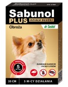 Sabunol Obroża Plus przeciw pchłom dla psa 35cm