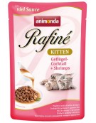 Animonda Rafiné Kitten Koktail drobiowy + Krewetki saszetka 100g