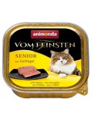 Animonda vom Feinsten Cat Senior z Drobiem tacka 100g