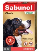 Sabunol GPI Obroża przeciw pchłom dla psa czerwona 50cm
