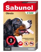 Sabunol GPI Obroża przeciw pchłom dla psa szara 75cm