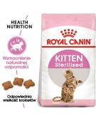 Royal Canin Kitten Sterilised karma sucha dla kociąt od 4 do 12 miesiąca życia, sterylizowanych 400g