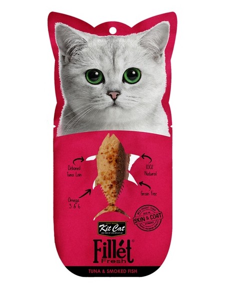 Kit Cat Fillet Fresh Tuńczyk & wędzona ryba 30g