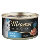 Miamor Feine Filets Dose Thunfisch & Shrimps - tuńczyk i krewetki 100g
