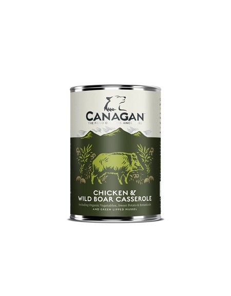 Canagan Can CHICKEN & WILD BOAR CASSEROLE - dla psów - 0,4kg