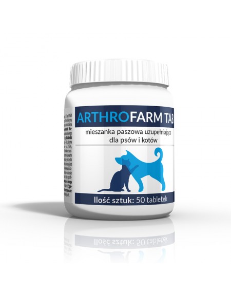 Vetos-Farma ARTHROFARM TAB mieszanka paszowa uzupełniająca dla psów i kotów