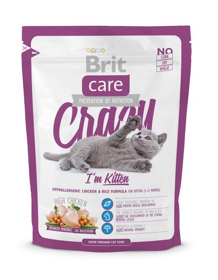 Brit Care Cat New Crazy I'm Kitten Chicken & Rice 400g
