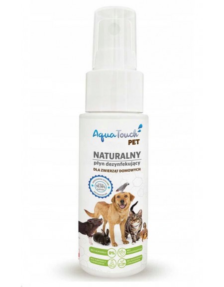 AquaTouch PET - Naturalny płyn dezynfekujący dla zwierząt domowych 50ml