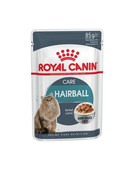 Royal Canin Hairball Care w sosie karma mokra w sosie dla kotów dorosłych, eliminacja kul włosowych saszetka 85g