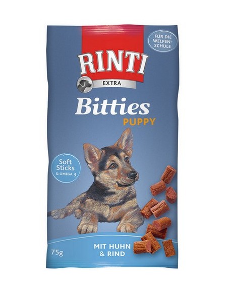 Rinti Extra Bitties Puppy Huhn & Rind - kurczak i wołowina 75g