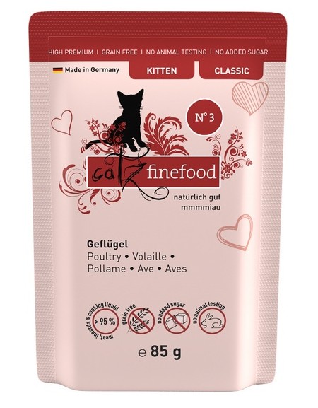 Catz Finefood Kitten N.03 Drób saszetka 85g