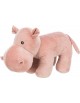 Hipopotam, zabawka, dla psa, plusz, 25 cm, z dźwiękiem
