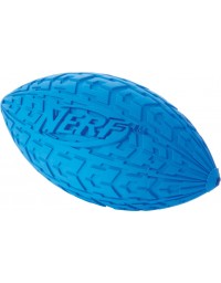 Piszcząca piłka rugby z bieżnikiem NERF, M, czerwona/niebieska