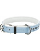 Active Comfort obroża z kryształami górskimi, dla psa, jasnoniebieska, S: 23–28 cm/15 mm