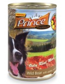 Prince Premium Dog Dzik, jabłka, mango puszka 400g