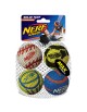 Piłki tenisowe NERF, piszczące, 6.4 cm , 4 SZT/OPAK