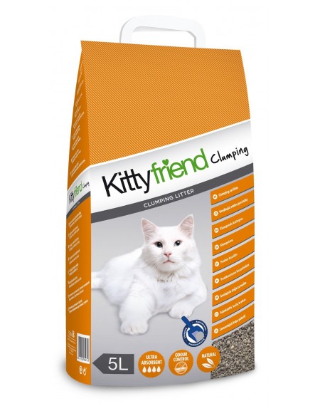 Kittyfriend, żwirek, dla kota, bentonit, 5L, zbrylający