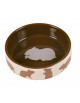 Miska ceramiczna dla chomika z motywem chomika, 80 ml, śr. 8 cm