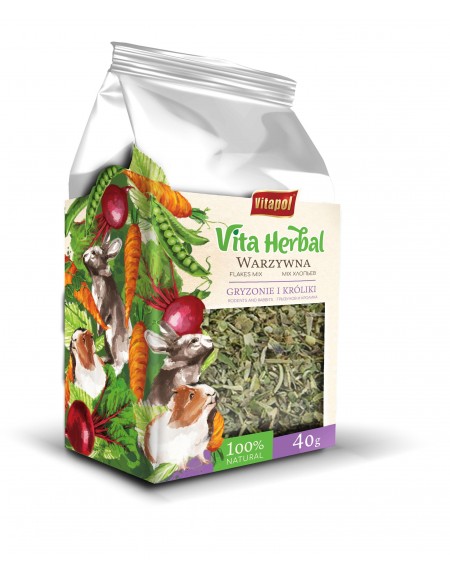Vita Herbal dla gryzoni i królika, warzywna grządka, 100g,