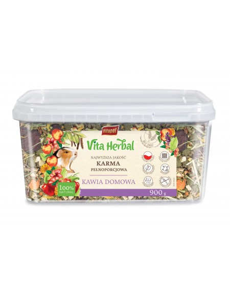 Vita Herbal karma pełnoporcjowa dla kawii domowej, wiaderko, 900g