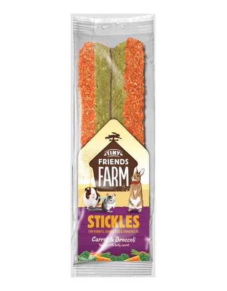 Tiny Friends Farm Stickles Carrot & Broccoli 100g