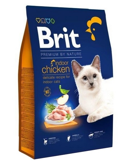 Brit Premium By Nature Cat Indoor Chicken 1,5kg