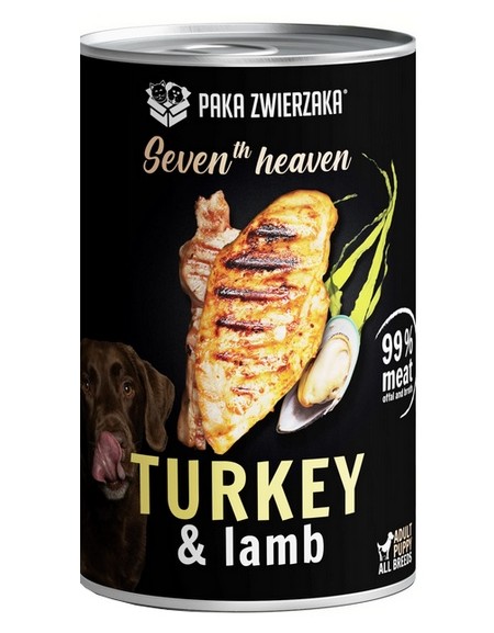 Paka Zwierzaka Seventh Heaven Turkey & Lamb puszka 400g