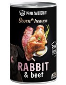 Paka Zwierzaka Seventh Heaven Rabbit & Beef puszka 400g
