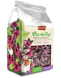 Vitapol Vita Herbal Kwiat hibiskusa dla gryzoni i królika 70g