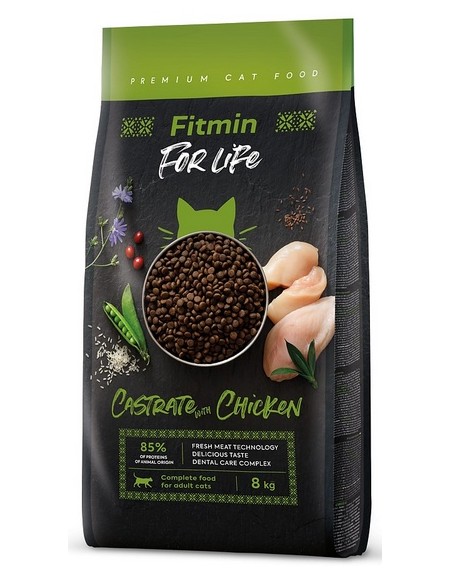 Fitmin Cat For Life Castrate Chicken 8kg