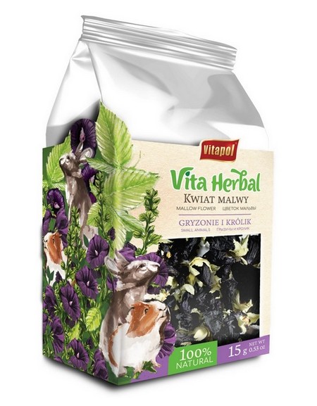 Vitapol Vita Herbal Kwiat malwy dla gryzoni i królika 15g