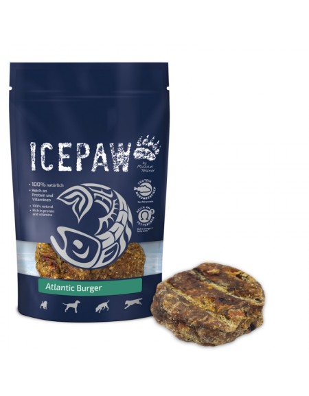 ICEPAW Atlantic Burger – przekąska rybna dla psów ( 3 szt.)