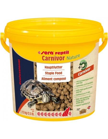 Reptil Professional Carnivor Nature 3.800 ml, granulat - gady, pokarm uzupełniający