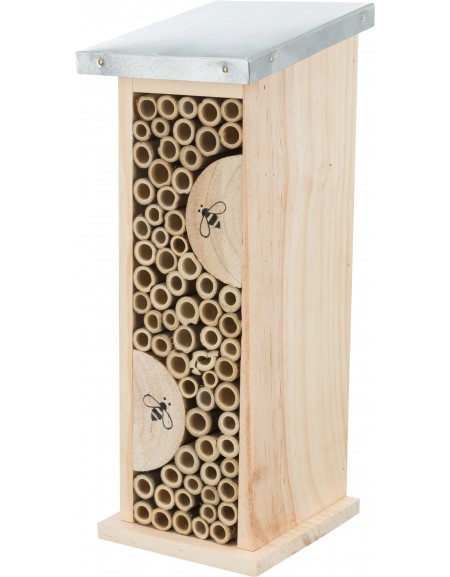 Hotel dla pszczół, drewno, 11 × 30 × 14 cm