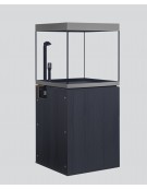 Siena 160, zestaw akwarium z szafką, z wyposażeniem, 166L,  55 x 55 x 128 cm, antracyt (4403+4885)
