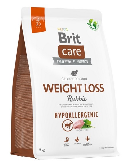 Brit Care Hypoallergenic Dog Weight Loss Rabbit 3kg