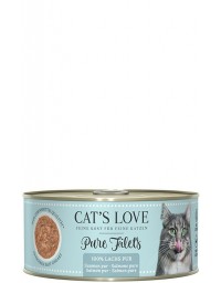 CAT'S LOVE Filet Pur lachs - filety z łososia (100g)