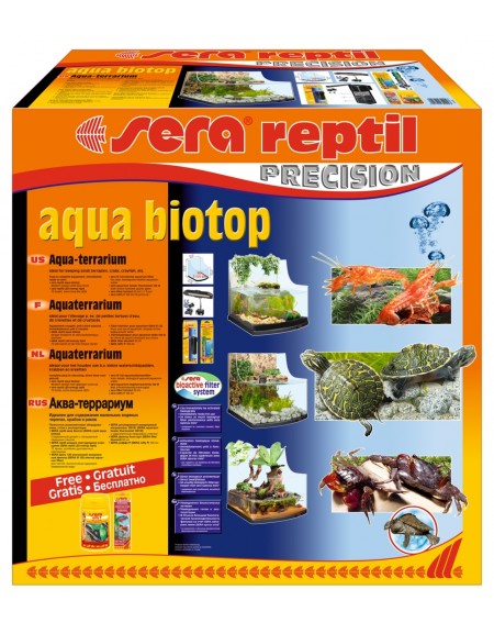 Zestaw aqua-terrarium Reptil terra biotop, 80l