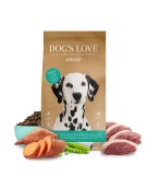 DOG'S LOVE Ente - kaczka z batatami i jagodami (2 kg)