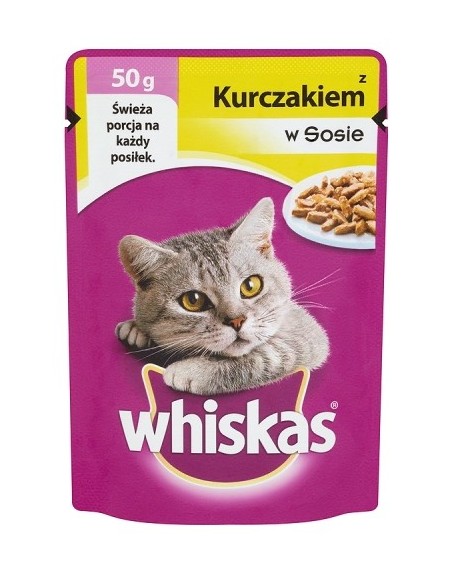 Whiskas Mini Kurczak sos 50g