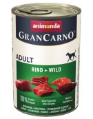 Animonda GranCarno Adult Rind Wild Wołowina + Dziczyzna puszka 400g