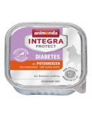 Animonda Integra Protect Diabetes dla kota - z sercami indyka tacka 100g