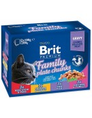 Brit Premium Cat Adult Multipack saszetki 12x100g