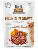 Brit Care Cat Fillets In Gravy Hearty Duck saszetka 85g